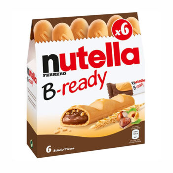 بیسکوییت شکلاتی بی ردی نوتلا بسته 6 عددی