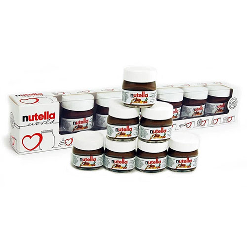 nutella-mini-pack-7 نوتلا مینی ۲۵ گرمی بسته ۷ عددی
