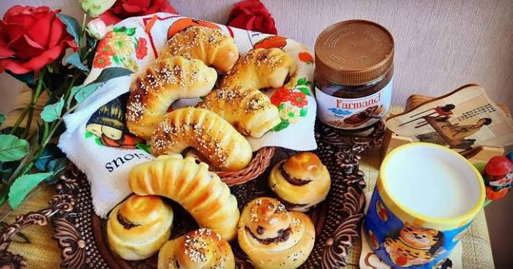 طرز تهیه نان نوتلا 
